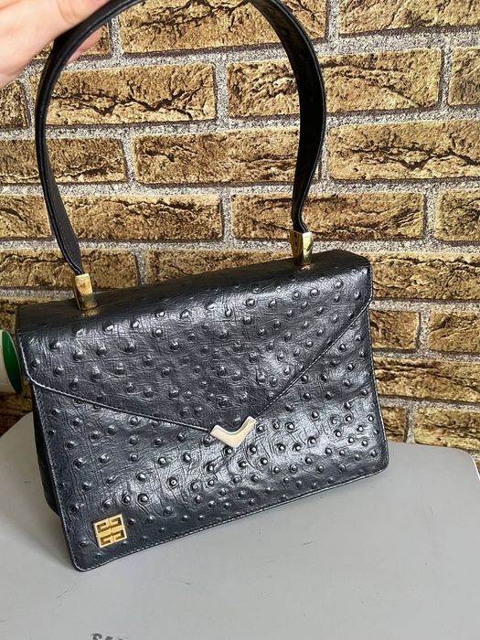 Givenchy 1960 роки сумка вінтаж страус