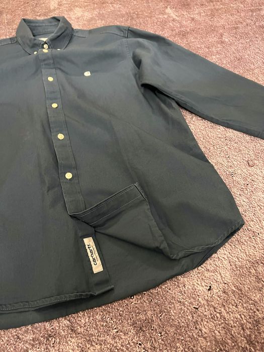 Сорочка Carhartt WIP плотна Кархартт