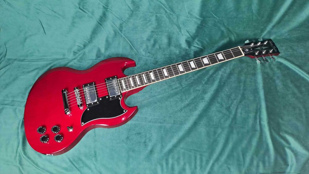 Harley Benton SG DC-580 Cherry Red