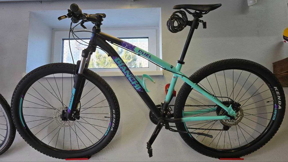 Велосипед горный Bianchi Duel Celeste Black Италия Колёса 29д Бианчи