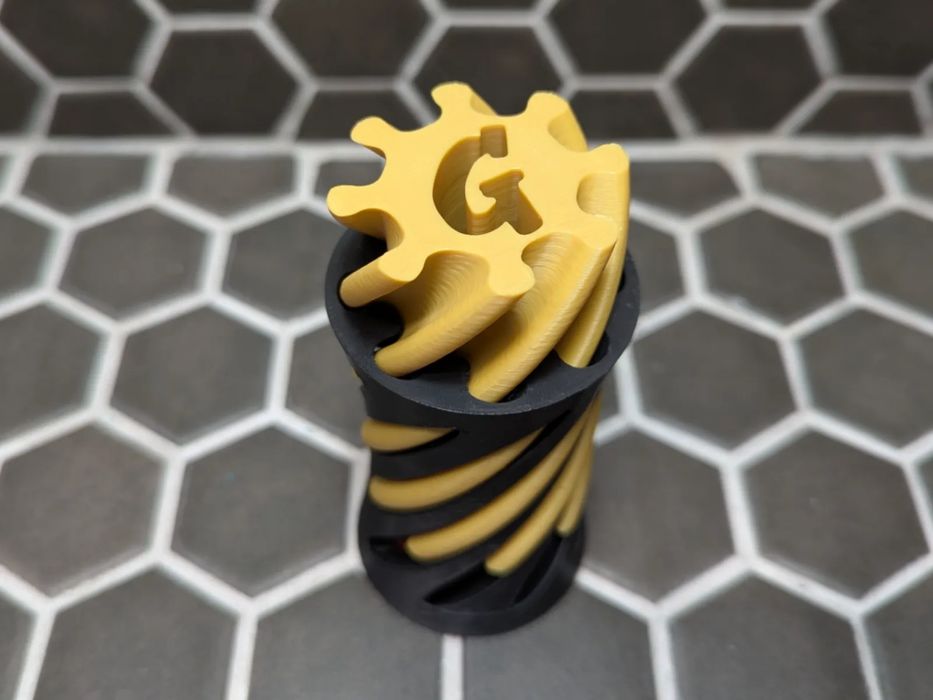 Brinquedo Giratório Espiral Letra G