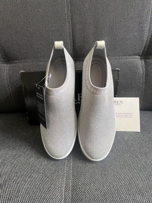 Tenisówki nowe wsówane komfort Ralph Lauren 38