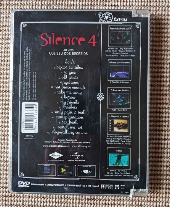 DVD musical Silence 4