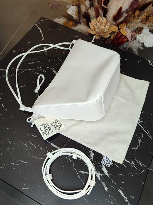 Сумка Mini Hammock Hobo Bag Soft White