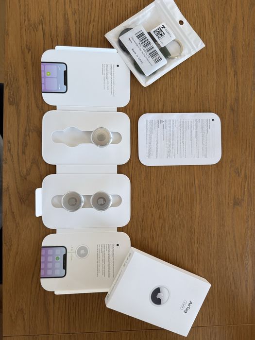 AirTag Apple 3 sztuki nowe + breloki gratis
