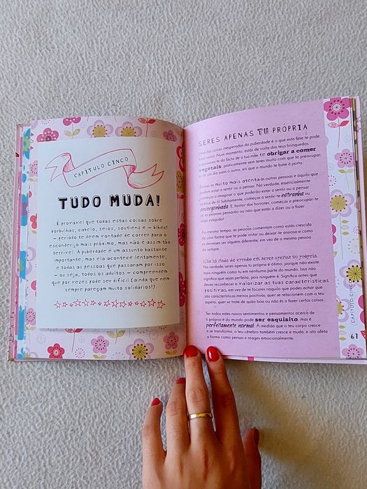 Livro "guia teen para raparigas"