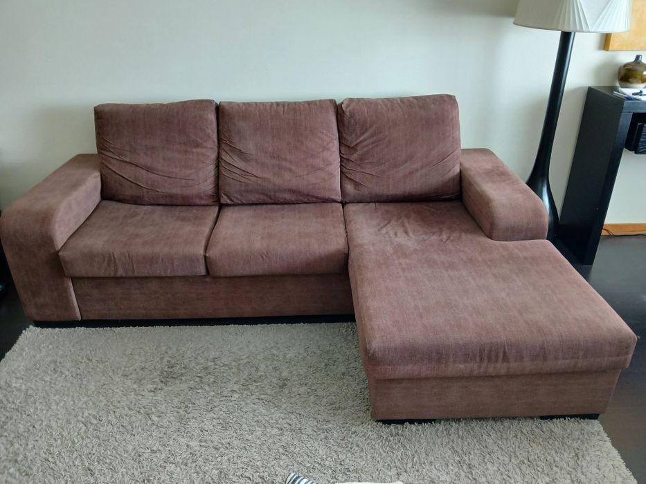 Sofá Chaise Longue 3 Lugares