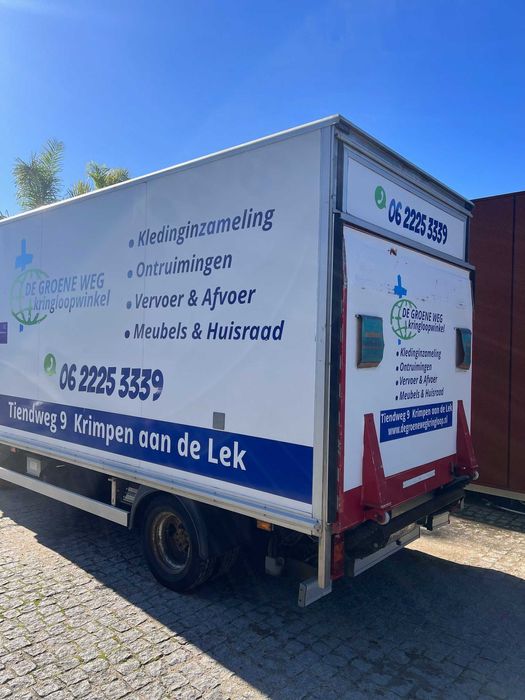 Contentor com plataforma