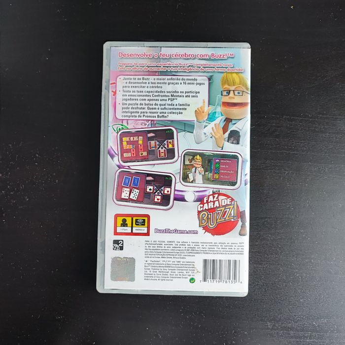 Jogo PSP Buzz Ginástica Mental  - PlayStation Portable