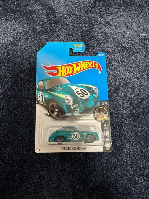 hot wheels Porsche 356A Outlaw długa karta morski