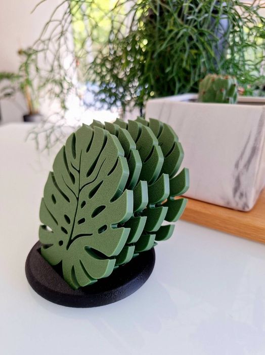 Designerskie Podkładki Monstera – Połączenie Natury z Nowoczesnością!