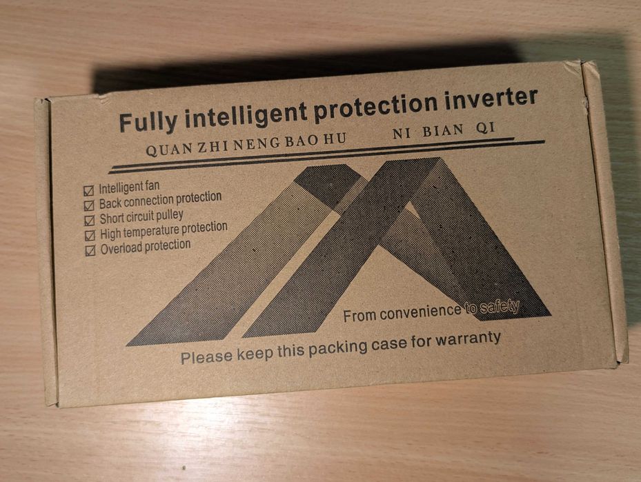 Инвертор с чистой синусоидой Xinboke 2000w DC-AC 20-220V 50Hz