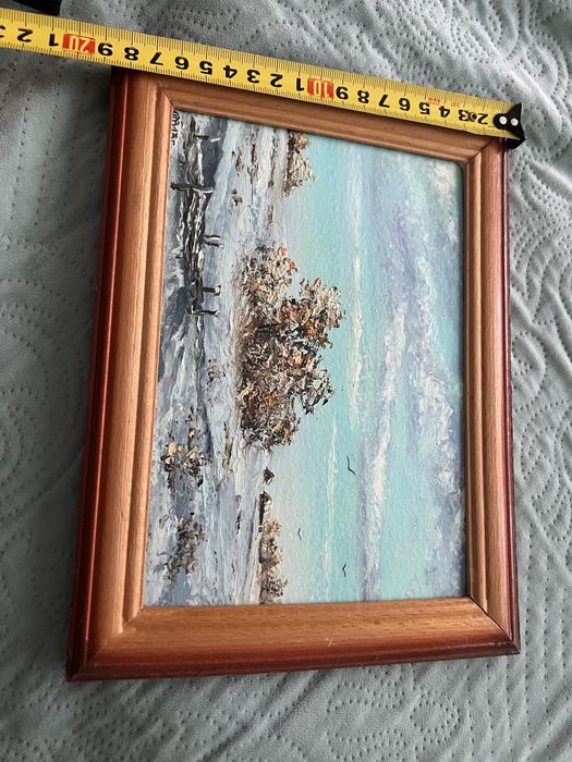 Картина Зима в поле