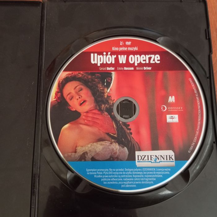 Upiór w operze film DVD