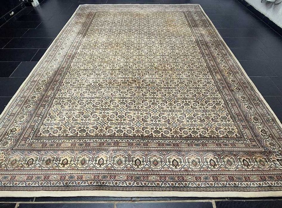 Enorme Tapete Persa TABRIZ - c/350 x 250 cm - Lã s/Algodão - nós finos