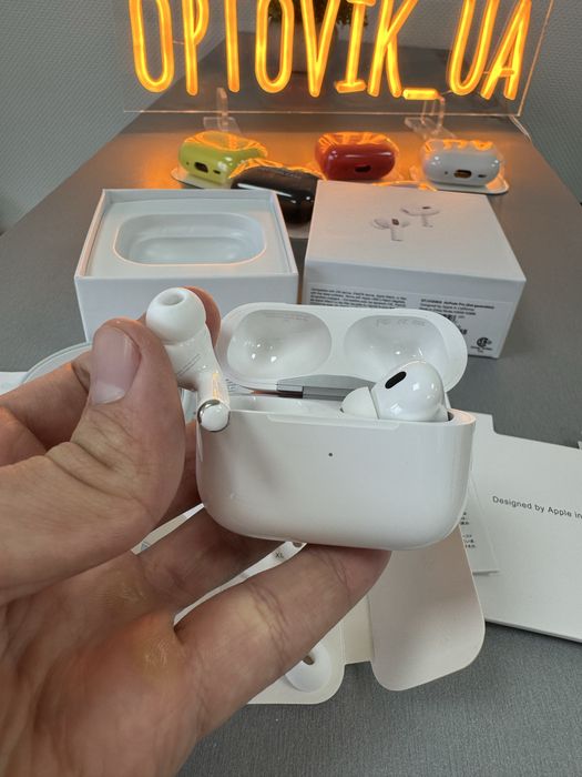 Наушники Apple AirPods Pro2 на чипе JieLi Гарантия 6 мес есть дроп опт Навушники air pods pro 2