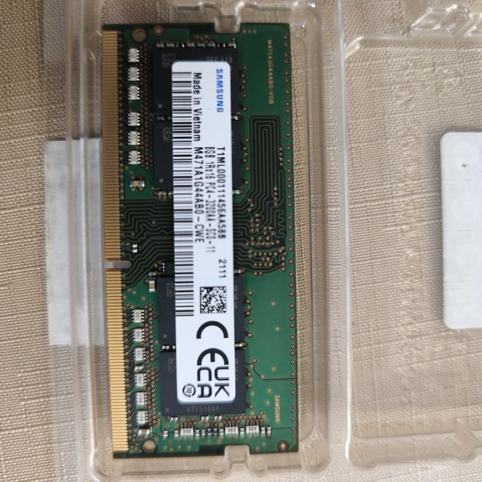 8GB ddr4 3200mhz cl22 sodimm Samsung