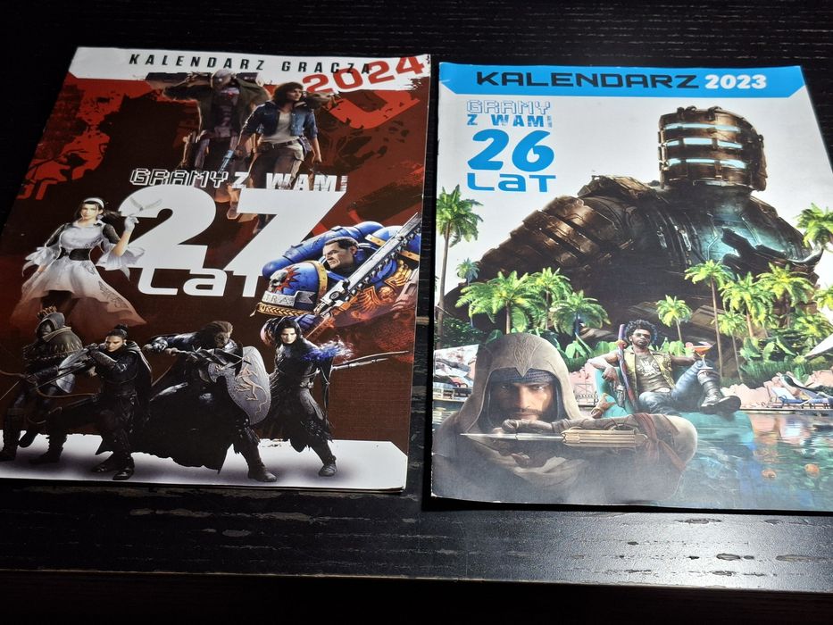 Dwa Kalendarze psx extreme rok 2023 oraz 2024