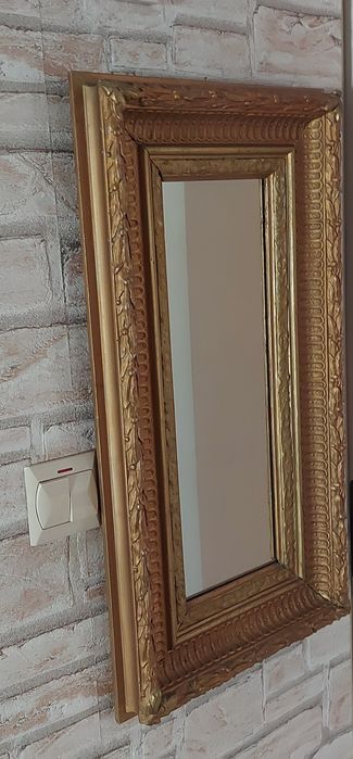 Antyczne prostokątne lustro