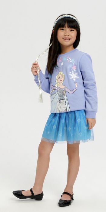 Strój spodniczka i opaska Elsy Elsa Krainy Lodu bal karnawałowy nowy