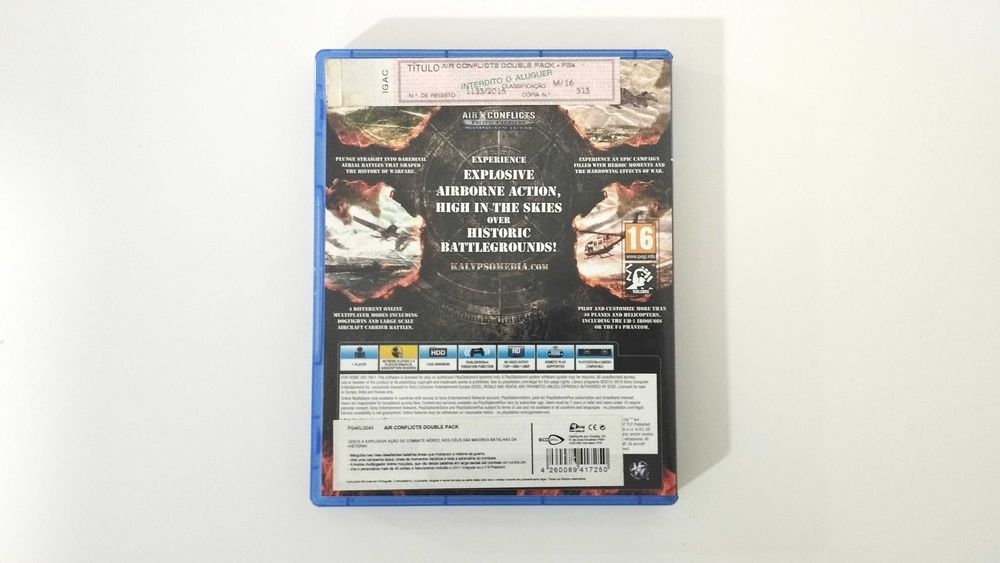 PS4 - Air Conflicts - Double Pack - Completo com Manuais