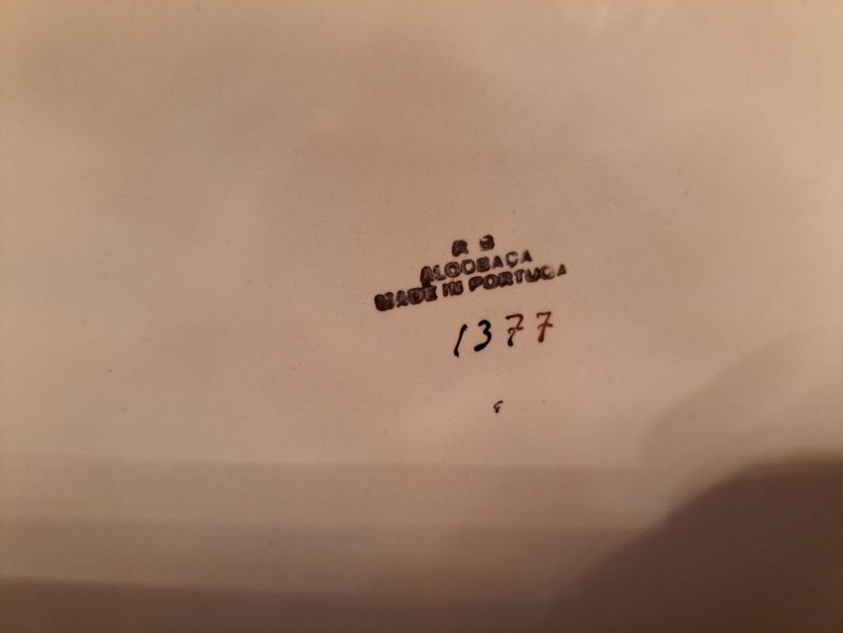 Terrina e travessa loiça cerâmica de Alcobaça