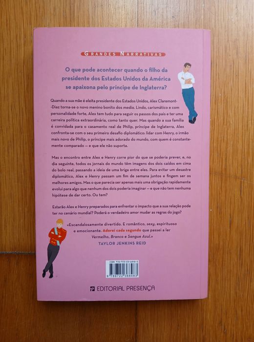 Livro "Vermelho, Branco e Sangue Azul", Casey McQuiston