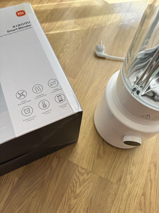 Xiaomi smart blender liquidificadora copo vidro borossilicato 1,6L  digital