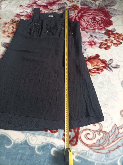 Mała Czarna/M&S Mode/100%Wiskoza/Roz 44/Boho/Koraliki