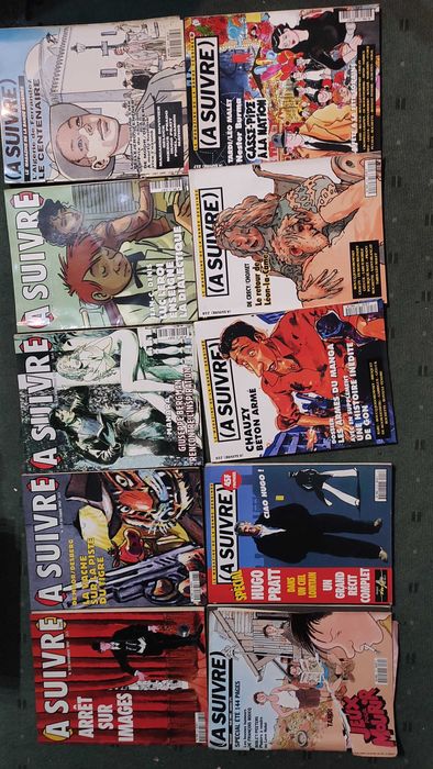 Lote 20 Revistas de BD Francesas À Suivre