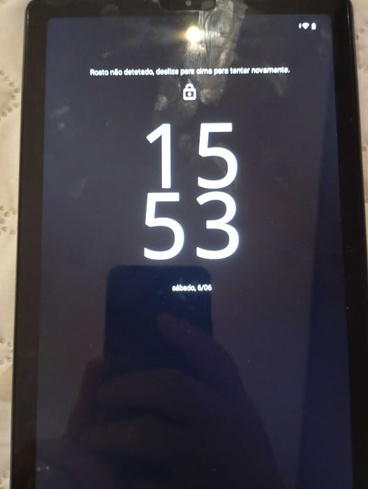 Tablet Lenovo cinza