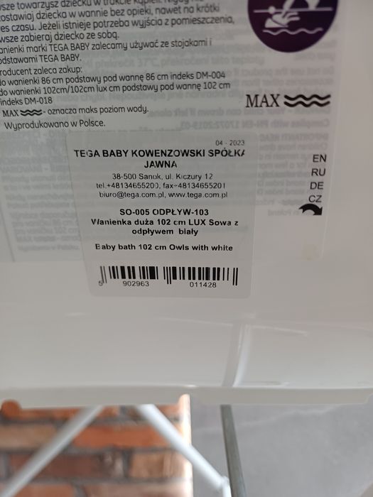 Stelaż stojak pod wanienkę 102 cm