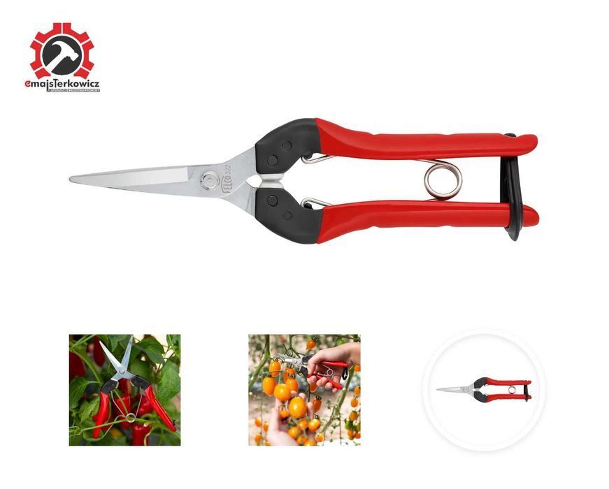 FELCO 322 nożyczki ogrodnicze do zbiorów 190 mm 10 mm