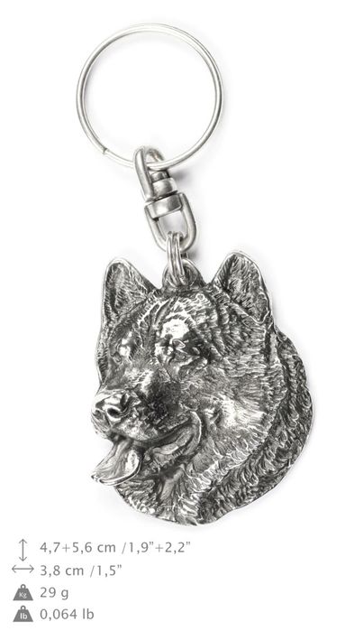 Alaskan Malamute brelok do kluczy posrebrzany Art-Dog