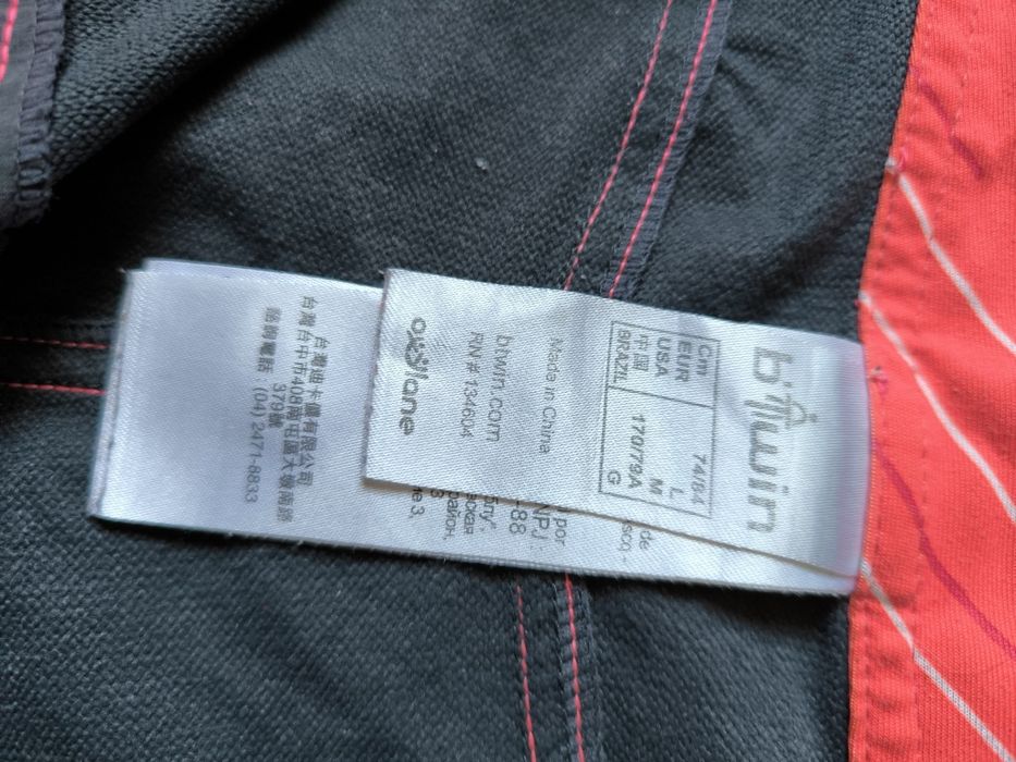 Btwin szorty damskie L rowerowe szare róż cargo