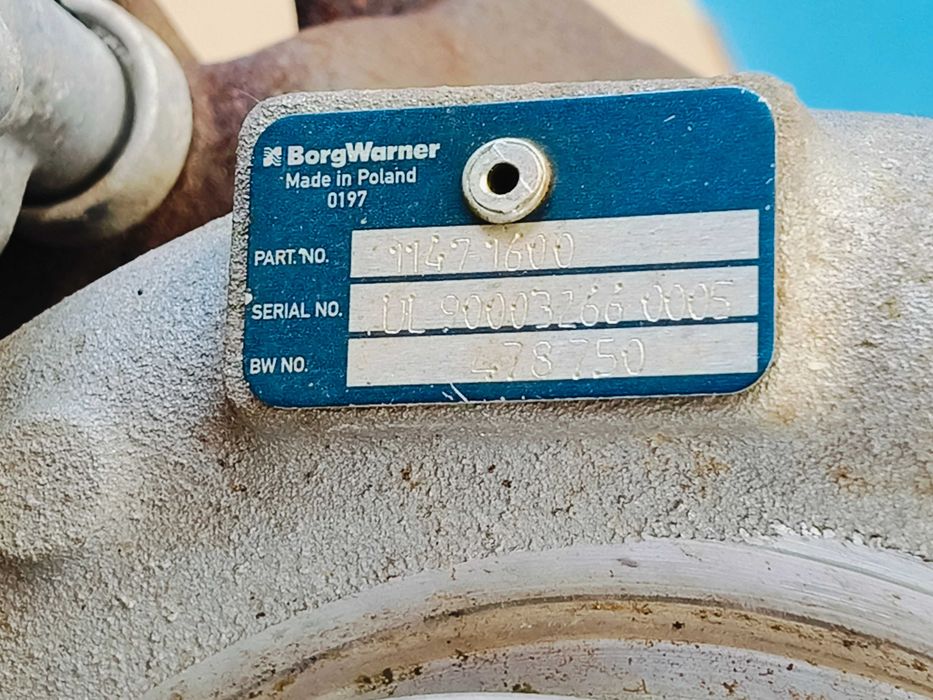 Claas Axion 840 C-Matic 13r 240KM A09 Turbosprężarka Turbina BorgWarne