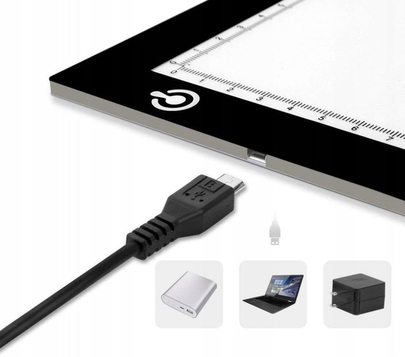 Podświetlana tablica kreślarska do rysowania  A4