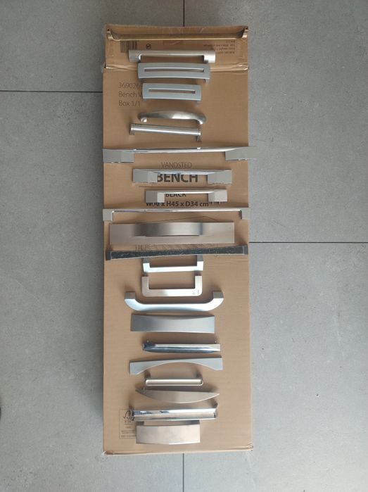 Uchwyt meblowy pojedynczych stal chrom reling gałka