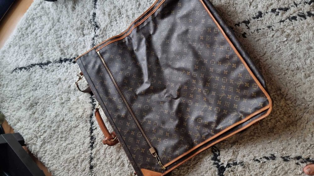 Louis vuitton monogram garment bag vintage