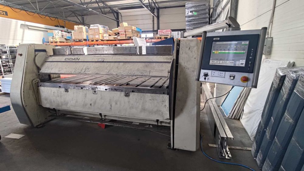 Szwedzka zaginarka, gietarka, prasa do blachy Goteneds (cidan) futura – 25