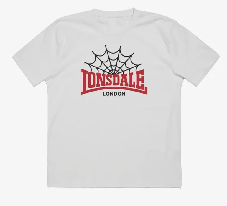 Мужская футболка Lonsdale London Casual logo унисекс лонсдейл паутина
