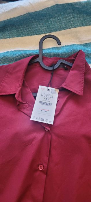 Camisa vermelha Mango - M (NOVO)