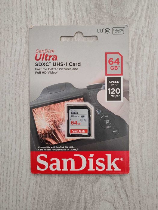 Карти пам'яті microSDXC Lexar 64, 32, 16 Gb