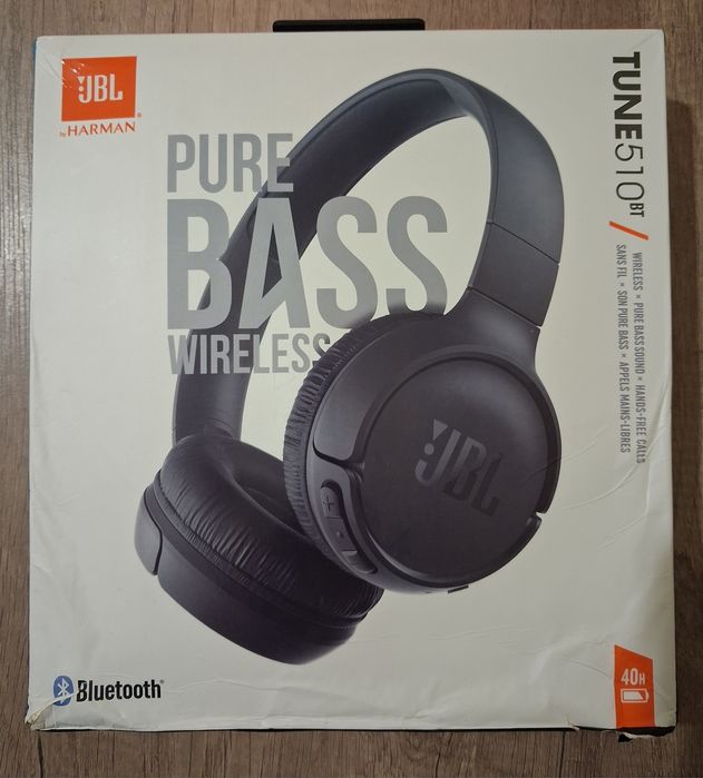 Bluetooth Навушники JBL TUNE 510 BT Black