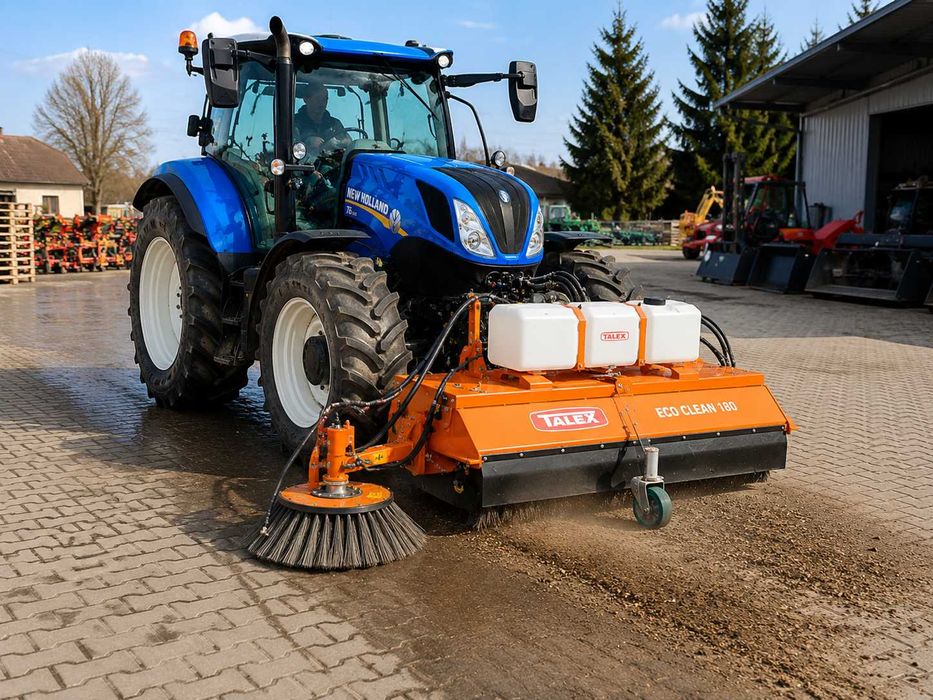 Zamiatarka, zamiatanie mechaniczne placów parkingów, Sprzątanie terenów,