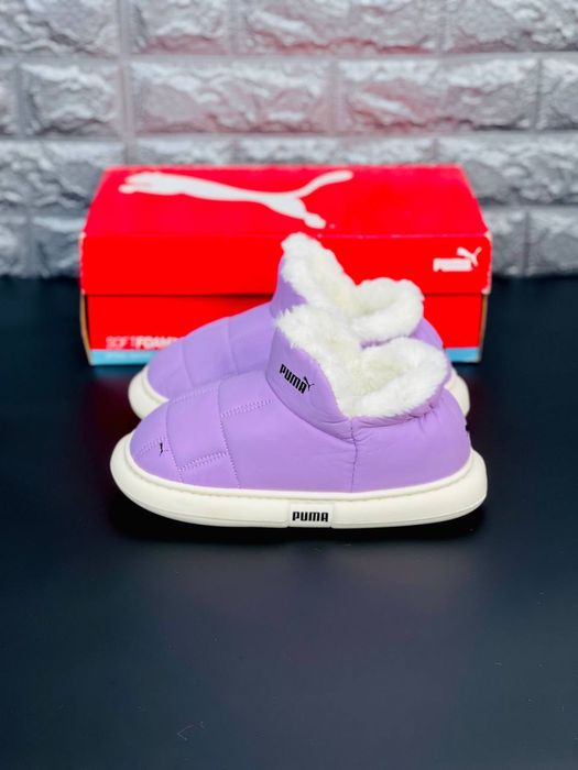 Дутики Пума, зимние полуботинки Puma, сноубутсы Пума, тапочки зимние