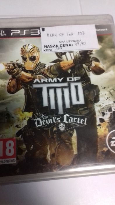 Army of two the devil's cartel ps3 Sklep Tychy, wymiana