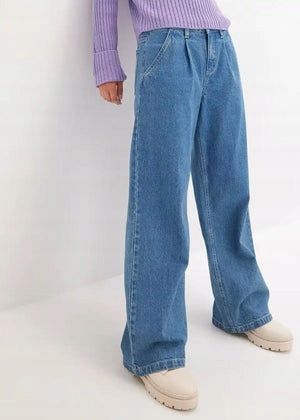 B.P.C jeansy wide leg modne damskie r.52