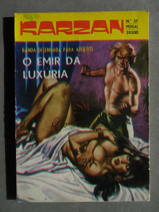 Livro Banda desenhada erótico Karzan nº 37