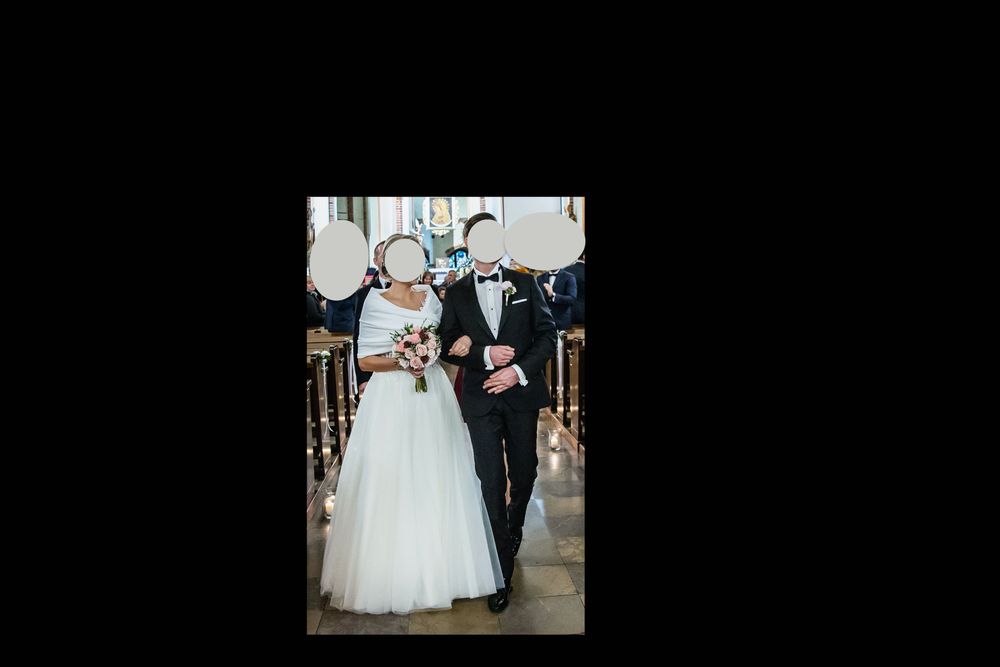 LANCERTO smoking ślubny Czarny Wełniany z Klapami Szalowymi black tie